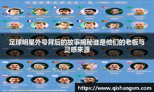 足球明星外号背后的故事揭秘谁是他们的老板与灵感来源